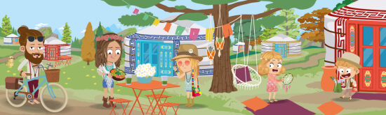 Camping Party - cartes de jeu
